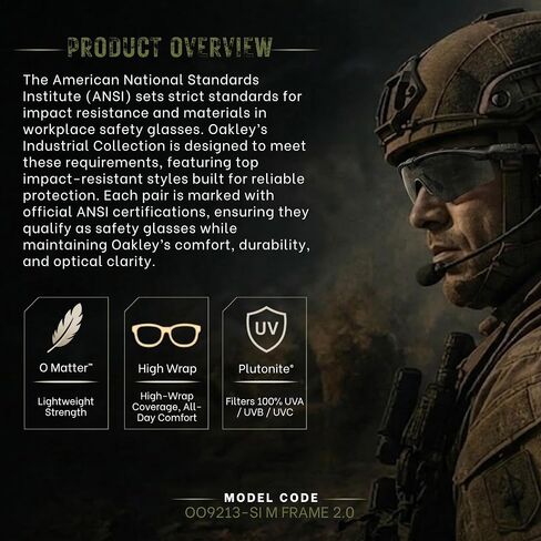 نظارات شمسية Oakley Standard Issue SI M Frame 2.0 من الدرجة العسكرية الصناعية مع مجموعة نظارات رسمية in Kuwait