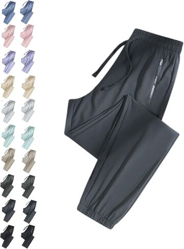 Comfys fit Pants for Women Over 50,StretchActive - Women's Ultra Stretch Ice Silk Comfort Casual Pants in Saudi Arabia