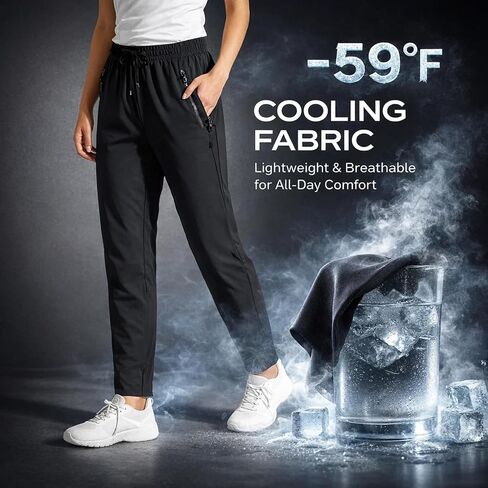 Comfys fit Pants for Women Over 50,StretchActive - Women's Ultra Stretch Ice Silk Comfort Casual Pants in Saudi Arabia