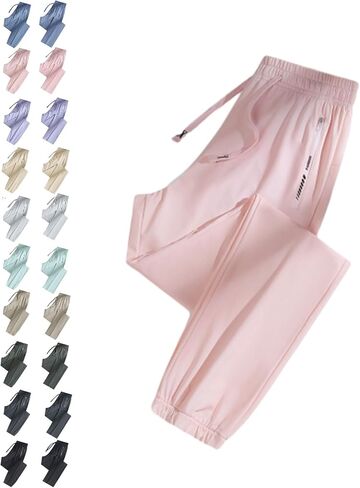 Comfys fit Pants for Women Over 50,StretchActive - Women's Ultra Stretch Ice Silk Comfort Casual Pants in Saudi Arabia