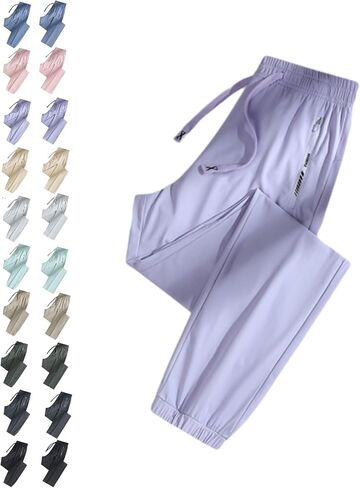 Comfys fit Pants for Women Over 50,StretchActive - Women's Ultra Stretch Ice Silk Comfort Casual Pants in Saudi Arabia