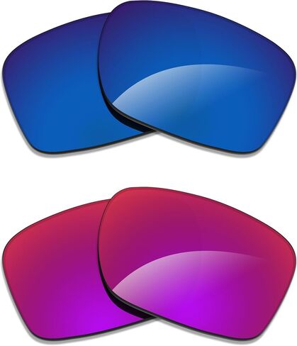 زوجان من العدسات البديلة المستقطبة من Alphax لنظارات Oakley Fuel Cell OO9096 الشمسية - المياه العميقة + شمس منتصف الليل in Kuwait