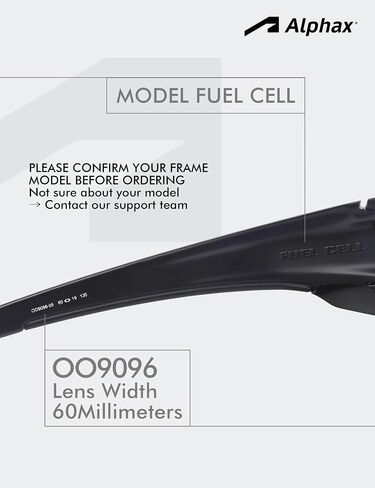 زوجان من العدسات البديلة المستقطبة من Alphax لنظارات Oakley Fuel Cell OO9096 الشمسية - المياه العميقة + شمس منتصف الليل in Kuwait