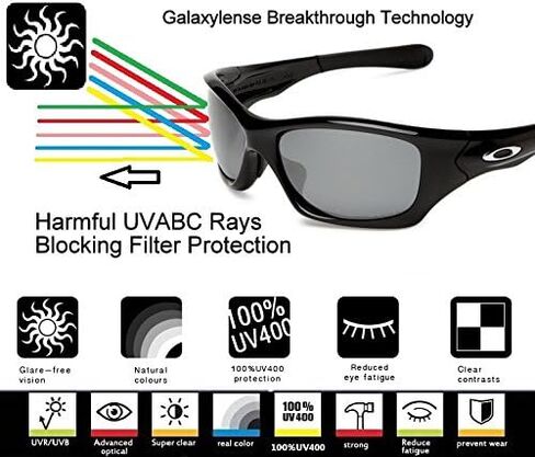 Galaxy Replacement Lenses For Oakley Radar Path Sunglasses Blue Polarized 100% UVAB in Kuwait