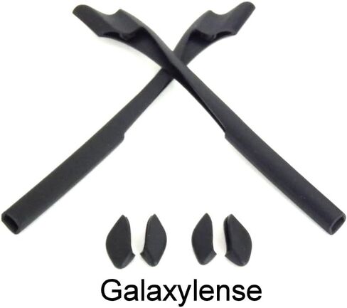 Galaxy Replacement Lens + Rubber Kits For Oakley Half Jacket 2.0 Sunglasses Black in Kuwait