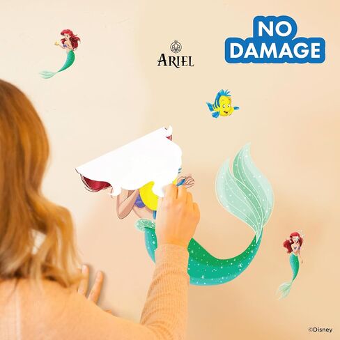 Disney Princess Rapunzel Wall Decal - Large 26" Vinyl Stickers for Kids Bedroom Playroom Bathroom - Peel and Stick Room Decor in Saudi Arabia