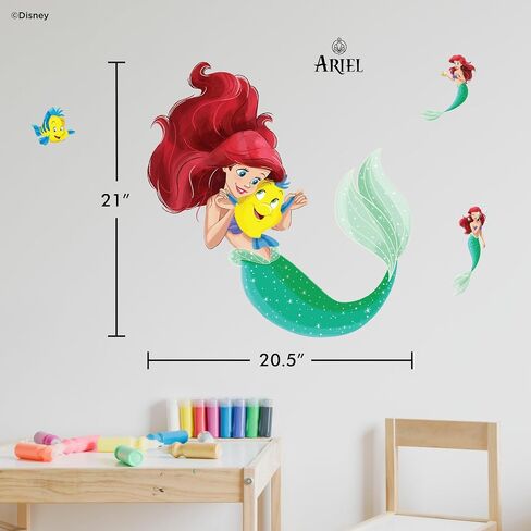 Disney Princess Rapunzel Wall Decal - Large 26" Vinyl Stickers for Kids Bedroom Playroom Bathroom - Peel and Stick Room Decor in Saudi Arabia