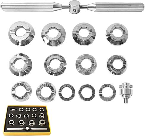5537 Watch Back Remover Tool Kit, Watch Repair Tool with 13 Precision Dies for Professional Watchmaking and Maintenance - Fits 5700 Bench Opener in Saudi Arabia