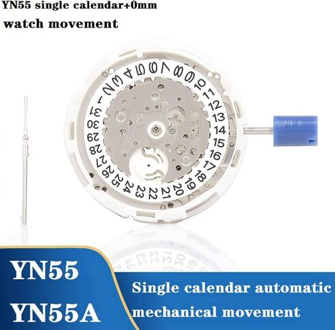 YN55 Watch Movement with Handle YN55A Single Calendar High-Precision Automatic Mechanical Watch Movement Accessories in Saudi Arabia