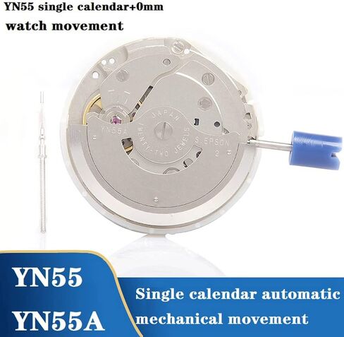 YN55 Watch Movement with Handle YN55A Single Calendar High-Precision Automatic Mechanical Watch Movement Accessories in Saudi Arabia