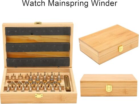 TeamSky Watch Power Cell Spring Winder Set, Watch Power Cell Spring Winder Professional Convinient Copper for Service for Watchmakers Winding Tool in Saudi Arabia