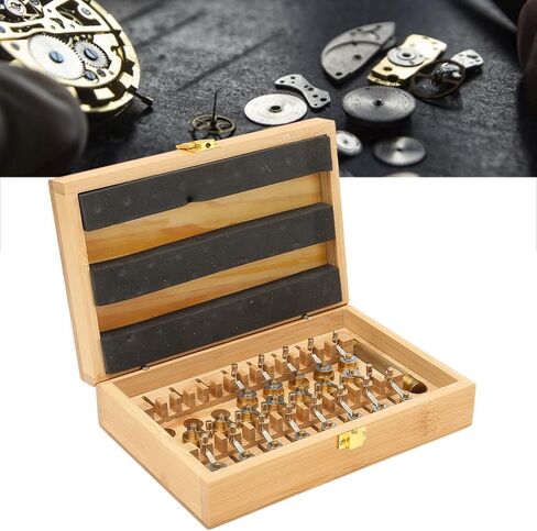 TeamSky Watch Power Cell Spring Winder Set, Watch Power Cell Spring Winder Professional Convinient Copper for Service for Watchmakers Winding Tool in Saudi Arabia