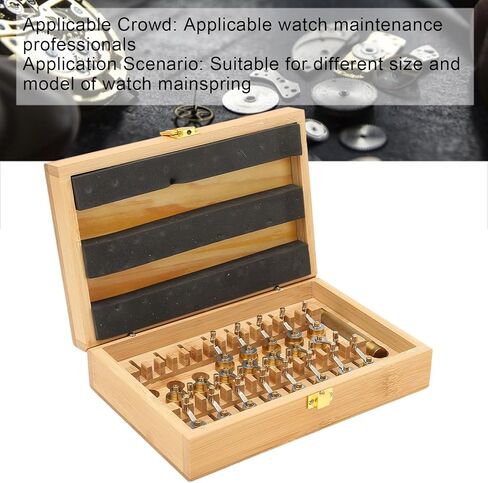 TeamSky Watch Power Cell Spring Winder Set, Watch Power Cell Spring Winder Professional Convinient Copper for Service for Watchmakers Winding Tool in Saudi Arabia