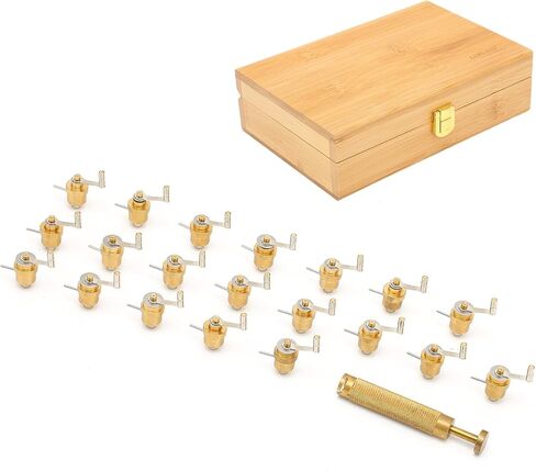 TeamSky Watch Power Cell Spring Winder Set, Watch Power Cell Spring Winder Professional Convinient Copper for Service for Watchmakers Winding Tool in Saudi Arabia