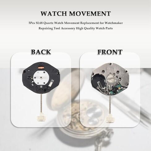 5Pcs SL68 Quartz Watch Movement Replacement for Watchmaker Repairing Tool Accessory Watch Parts in Kuwait