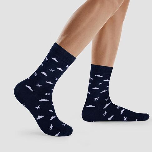 Cloud Airplane Socks, Fun Airplane Socks - Fun Airplane Travel Gifts for Men Women in Saudi Arabia