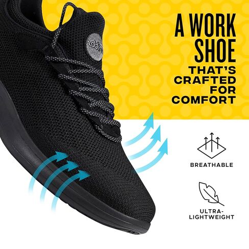 Unisex Orbit Work Sneaker Food Service Shoe, Eclipse Black 2, 13 US Women in Kuwait