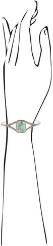 Credence Genuine Turquoise Cuff Bracelet in Saudi Arabia