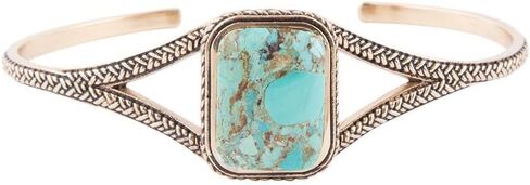 Credence Genuine Turquoise Cuff Bracelet in Saudi Arabia