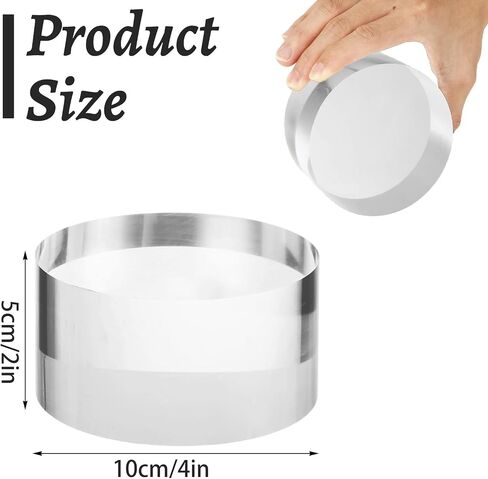 2in Thickness Acrylic Blocks for Display, Acrylic Stands for Display, Round Pedestal Stand for Showing Cosmetics Collectibles Figures, 4" x 2" in Saudi Arabia