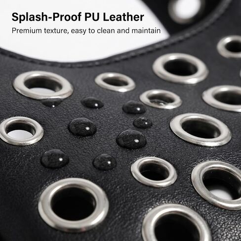 Black Silver Purse, Cutout-Designed Punk Bag, Purses for Women Comes with a Detachable Chain, Ideal for School, Gatherings, Parties and Work in Kuwait