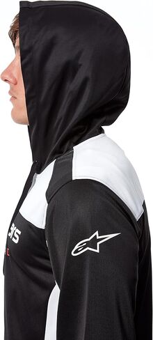 سترة Alpinestars للرجال Session II، مقاس 2X-Large، أسود/أبيض in Kuwait