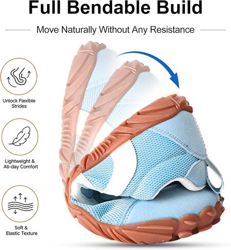 Barefoot Shoes Women Men Wide Toe Box, Zero Drop Grounded Non-Slip Sneakers for Trail Running Hiking Walking Biking Tennis, Lightweight Breathable Comfortable Casual Minimalist Fashion Footwear Unisex in Saudi Arabia