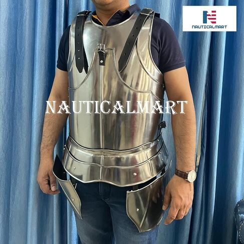 NauticalMart Gothic Half Suit of Armour-Medieval Breastplate Knight Armor in Kuwait