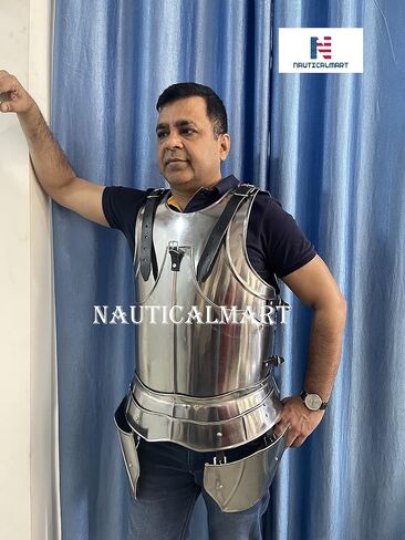 NauticalMart Gothic Half Suit of Armour-Medieval Breastplate Knight Armor in Kuwait