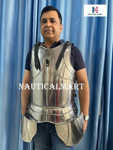 NauticalMart Gothic Half Suit of Armour-Medieval Breastplate Knight Armor in Kuwait
