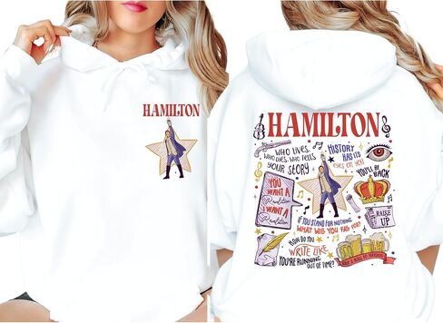Hamilton Sweatshirt, Hamilton Broadway Inspired Hoodie, Hamilton Musical Theater Sweatshirt, Hamilton Fan Quote Hoodie, Broadway Musical Lover Crewneck in Saudi Arabia