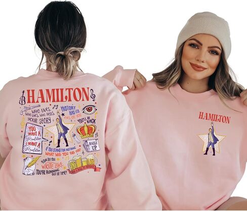 Hamilton Sweatshirt, Hamilton Broadway Inspired Hoodie, Hamilton Musical Theater Sweatshirt, Hamilton Fan Quote Hoodie, Broadway Musical Lover Crewneck in Saudi Arabia