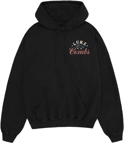 Luke Combs Getting Old Spellout Hoodie, Black in Saudi Arabia
