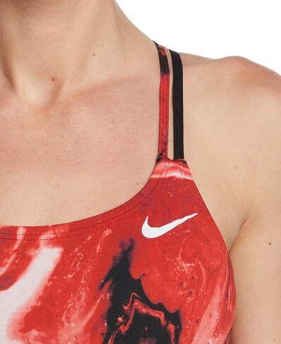 حذاء Nike Swim للسيدات HydraStrong Crystal Wave Spiderback قطعة واحدة باللون الأحمر الجامعي 38 / الأحمر الجامعي in Kuwait