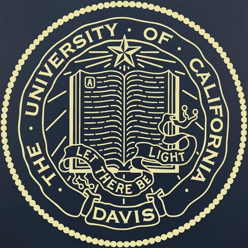 University of California Davis 11" w x 8.5" h Tassel Diploma Frame - Fits a bachelor's, master's and phd - Gold Embossed Tassel & Cord Diploma Frame - Officially Licensed in Kuwait
