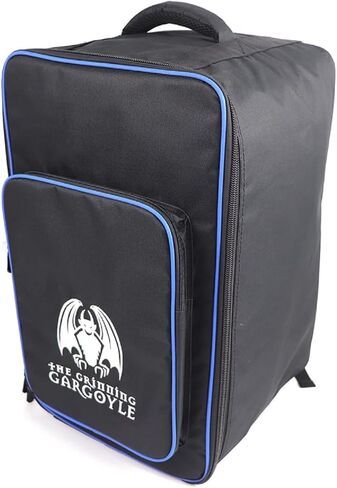 Grinning Gargoyle - Premium Portable Board Game Storage Travel Bag - Quality Gaming Carry Case for 7 Standard Board Games - Padded Backpack Carrier to Organise and Protect Games on the Move (Blue) in Saudi Arabia