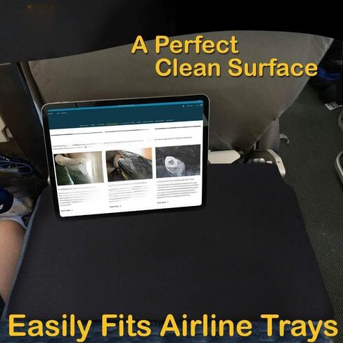 Airplane Seat Back Organizer, Multi Pocket Travel Storage Caddy, Plane Travel Essentials Accessories in Kuwait