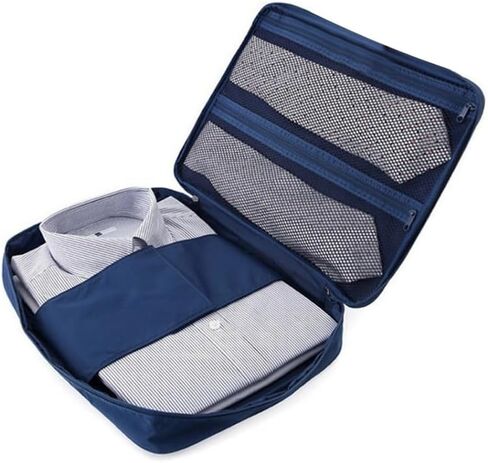BESTYASH Waterproof Travel Shirt Organizer Bag with Tie Storage Anti-Wrinkle Portable Clothes Case for Business Trips and Daily Use 14.17X10.23X1.96 Inch in Kuwait