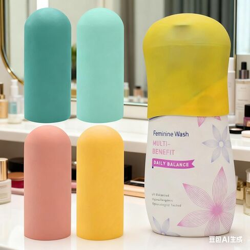 Travel Silicone Bottle Covers 4 or 8 Pack Leak Proof Elastic Sleeves Durable for Toiletries, Shampoo Bottles, Cruise Luggage, 4PCS in Kuwait