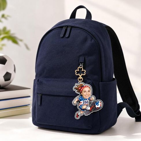Custom Top Only Acrylic Soccer Keychain – Fixed Football Design, Perfect as Party Favors, Birthday, Housewarming, Match Day Gift for Fans & Friends, Great for Any Occasion in Saudi Arabia