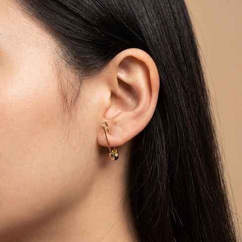 MUYAN Safety Pin Earrings for Women Trendy Paperclip Earrings Minimalist Daily Jewelry in Kuwait