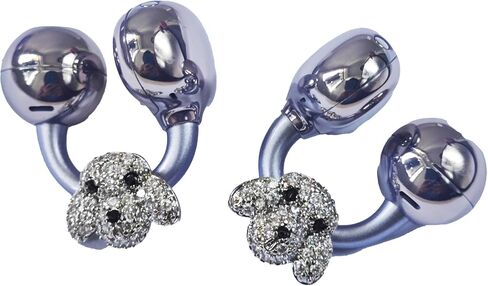 Bow Rhinestone for Clip on Earbuds Open Ear Accessories, Elegant Zirconia Decorative Earphone Accessories, Removable Exquisite DIY Decoration in Saudi Arabia