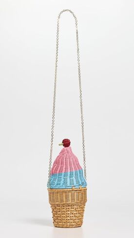 Serpui Women's Gelato Wicker Clutch in Saudi Arabia