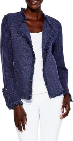 NIC+ZOE Women's Fringe Mix Jacket in Saudi Arabia