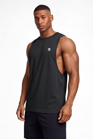Mens Workout Tank Top Gym Bodybuilding Sleeveless Shirts Muscle T Shirts Casual Summer Tops in Kuwait