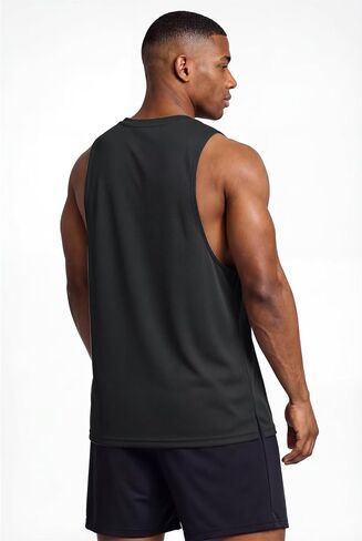 Mens Workout Tank Top Gym Bodybuilding Sleeveless Shirts Muscle T Shirts Casual Summer Tops in Kuwait