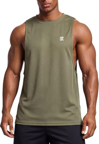 Mens Workout Tank Top Gym Bodybuilding Sleeveless Shirts Muscle T Shirts Casual Summer Tops in Kuwait