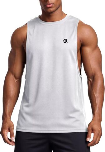 Mens Workout Tank Top Gym Bodybuilding Sleeveless Shirts Muscle T Shirts Casual Summer Tops in Kuwait
