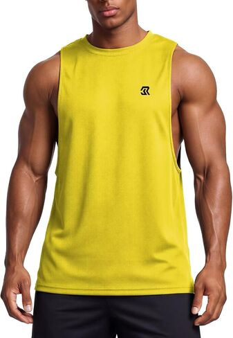 Mens Workout Tank Top Gym Bodybuilding Sleeveless Shirts Muscle T Shirts Casual Summer Tops in Kuwait