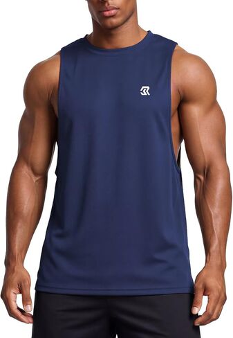 Mens Workout Tank Top Gym Bodybuilding Sleeveless Shirts Muscle T Shirts Casual Summer Tops in Kuwait